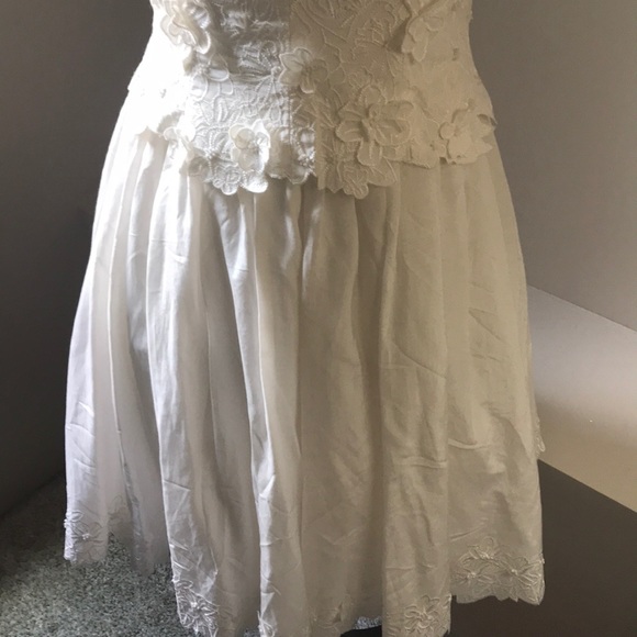 🔥FINAL PRICE🔥Ted Baker White Floral Dress - Picture 3 of 8